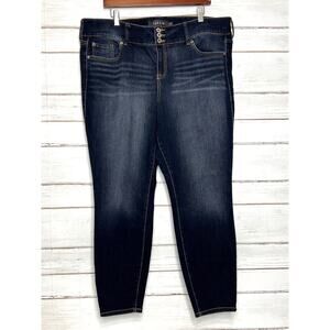Torrid Jegging Jeans Plus Size 22 Dark Wash Stretch Denim Mid Rise